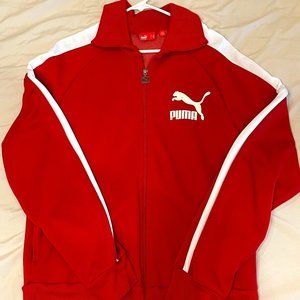 MEN’S ICONIC T7 PUMA TRACK JACKET - RED XL